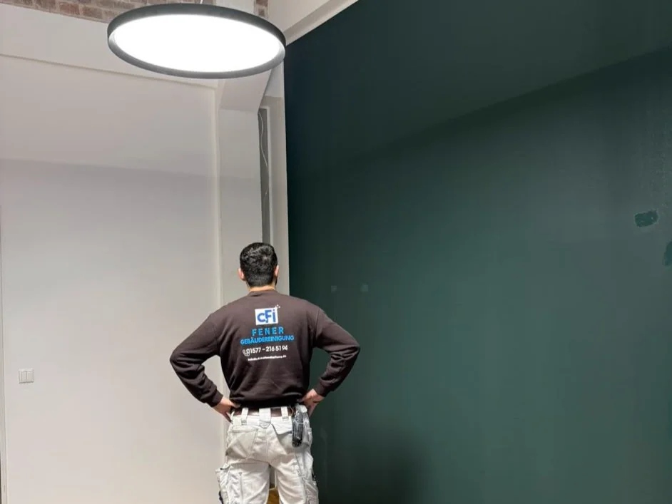 CFI-Mitarbeiter bei kleineren Renovierungs- und Malerarbeiten